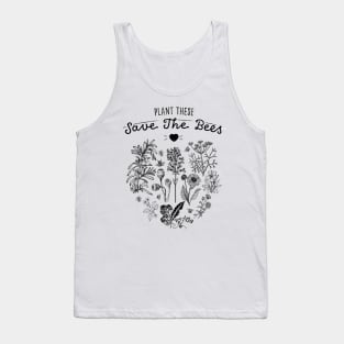 Plant these Save the bees Hippie Nature Lover Tank Top